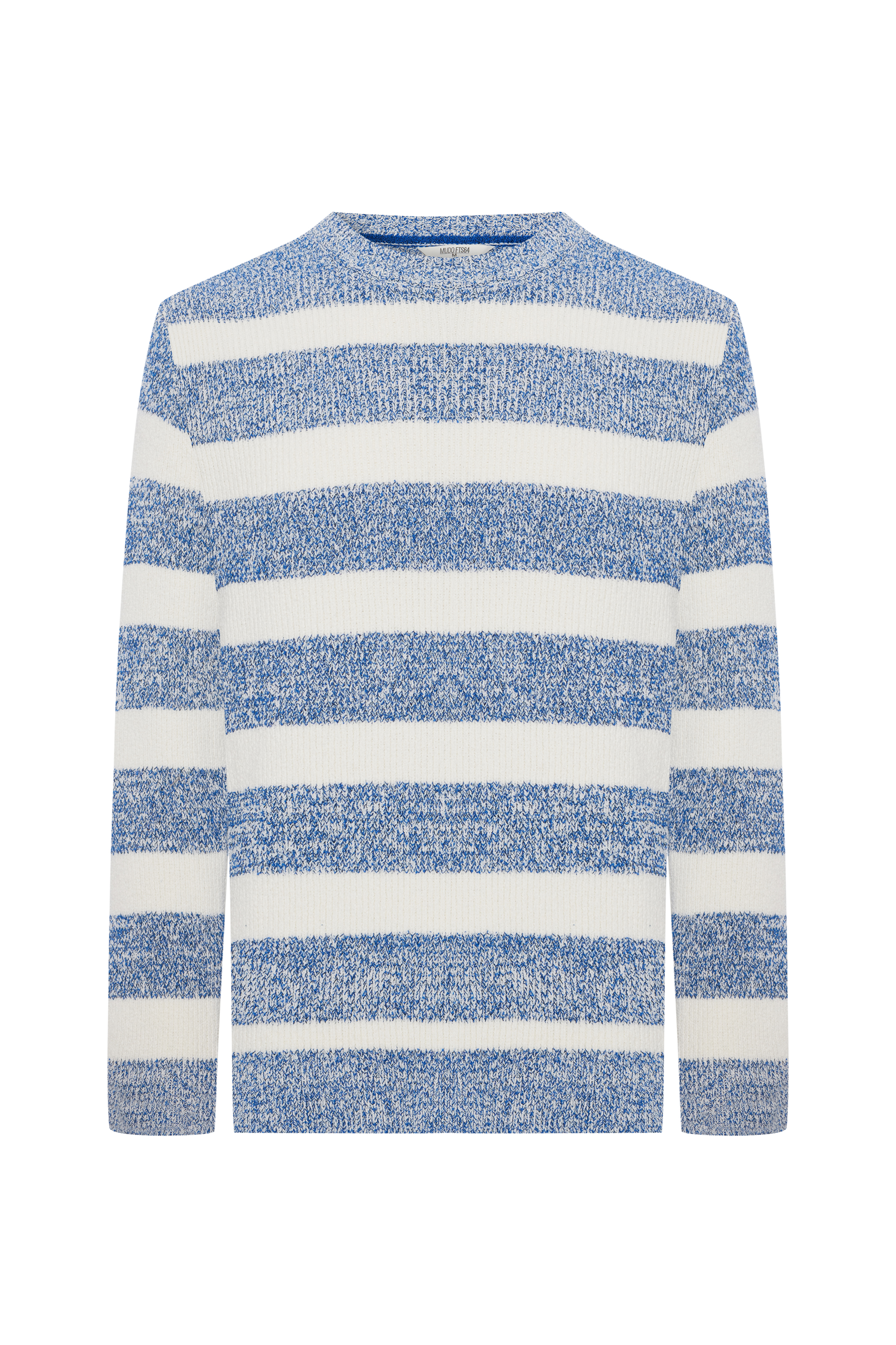 ÇİZGİLİ BİSİKLET YAKA KAZAK