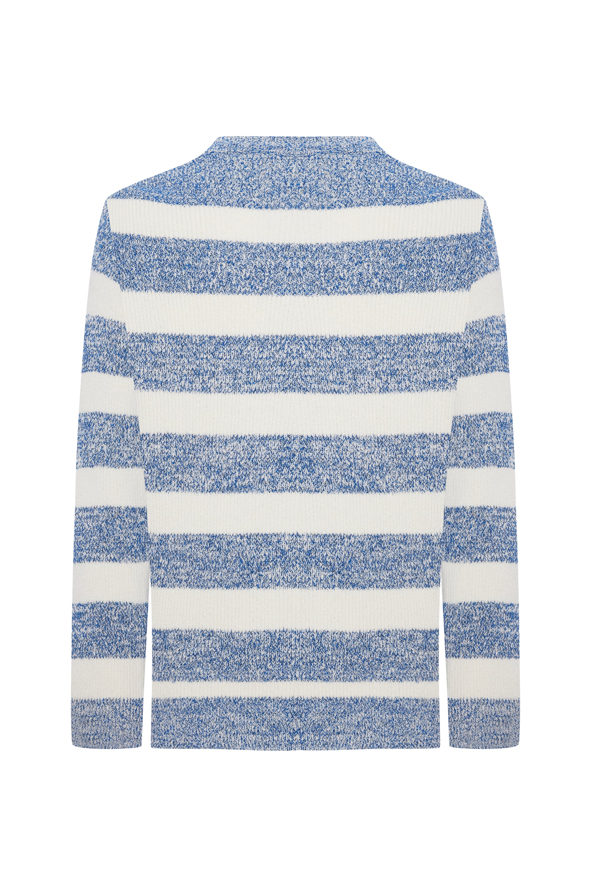 ÇİZGİLİ BİSİKLET YAKA KAZAK