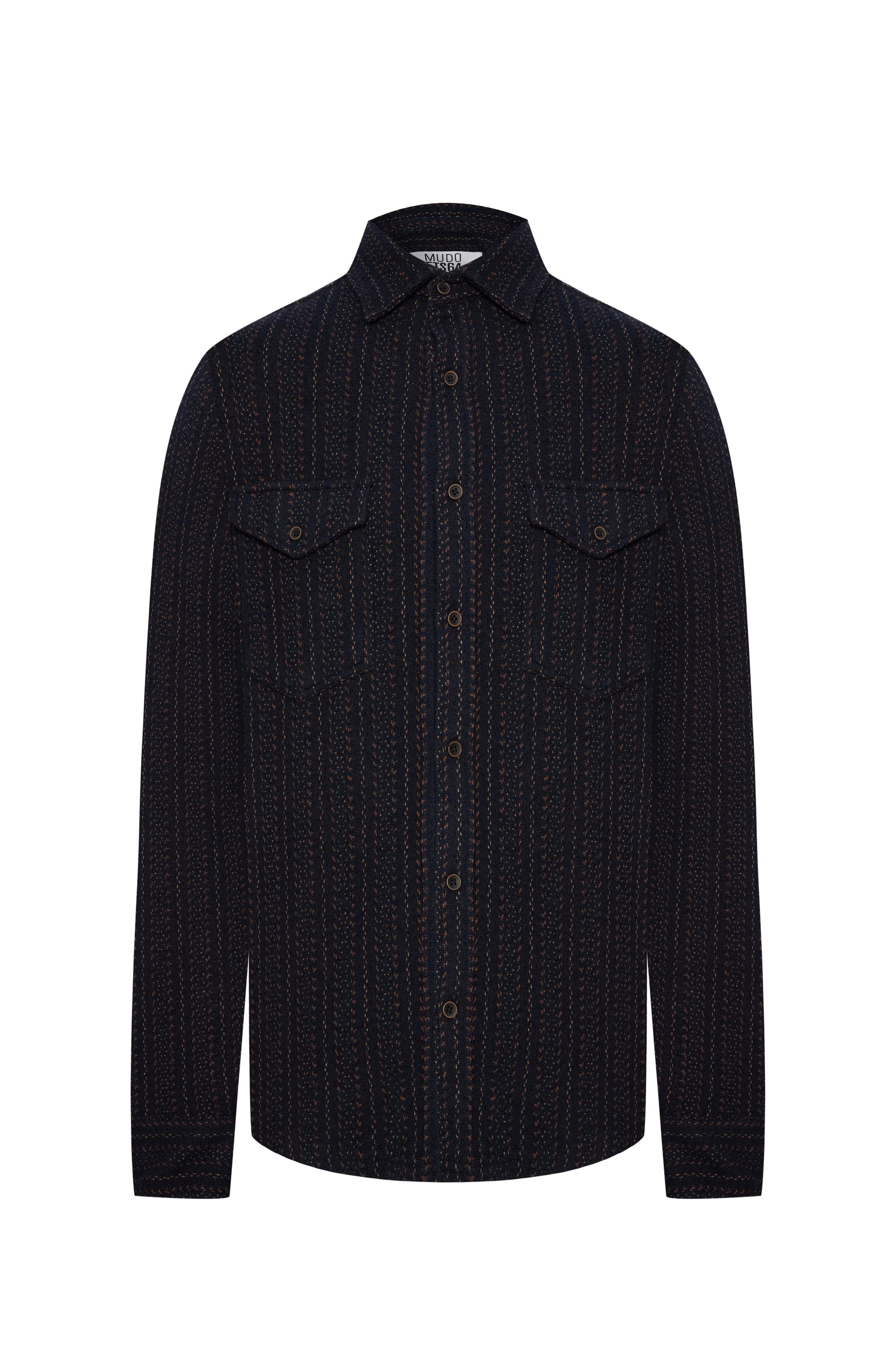 ÇİZGİLİ ÖRME CEKET GÖMLEK