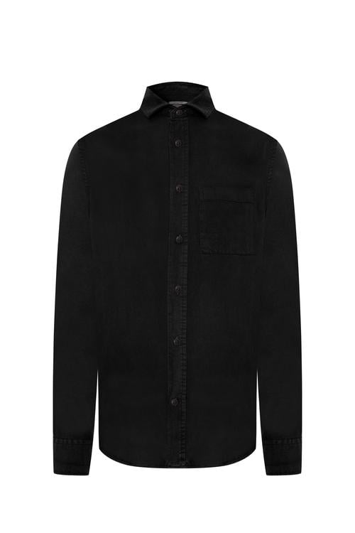  REGULAR FIT TEK CEPLİ UZUN KOLLU GÖMLEK