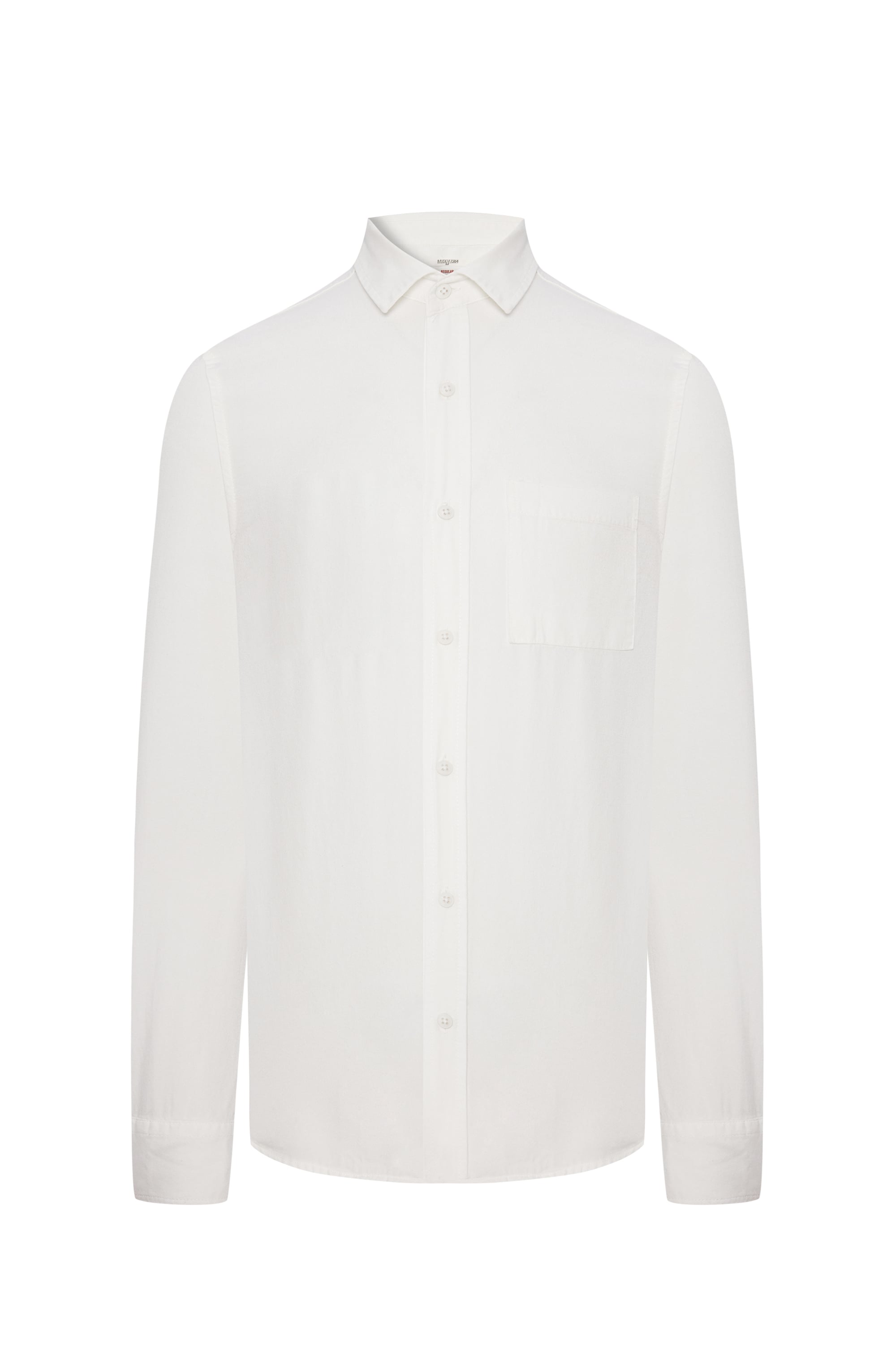 REGULAR FIT TEK CEPLİ UZUN KOLLU GÖMLEK