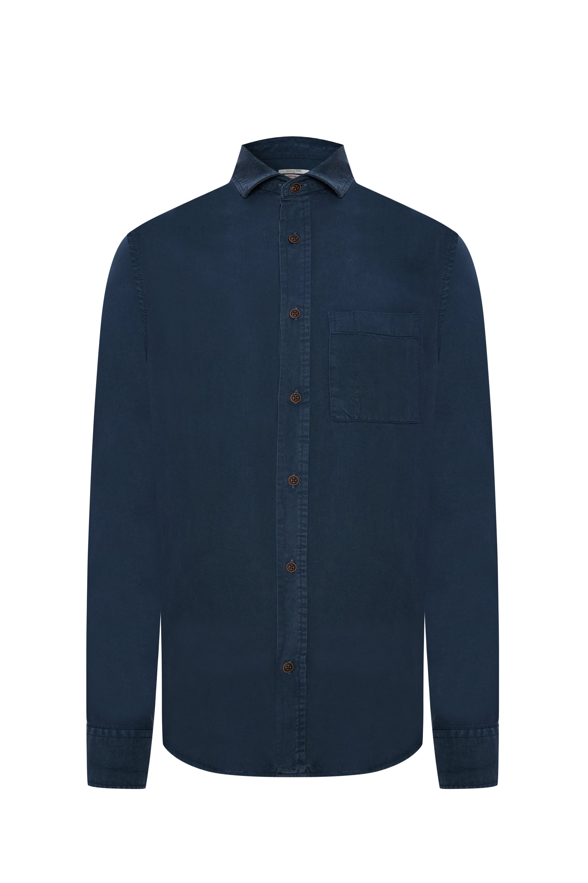 REGULAR FIT TEK CEPLİ UZUN KOLLU GÖMLEK