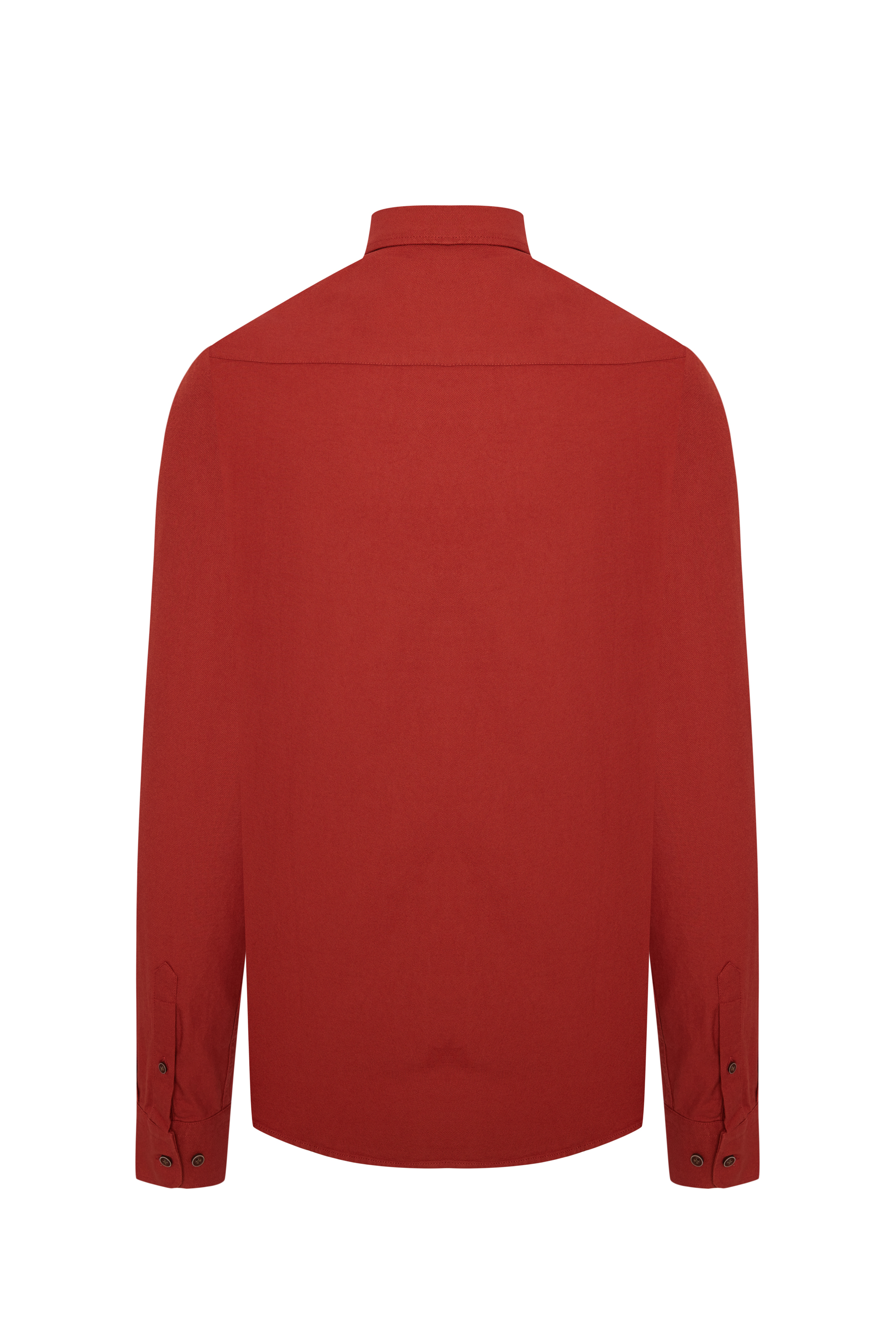 REGULAR FIT TEK CEPLİ UZUN KOLLU GÖMLEK