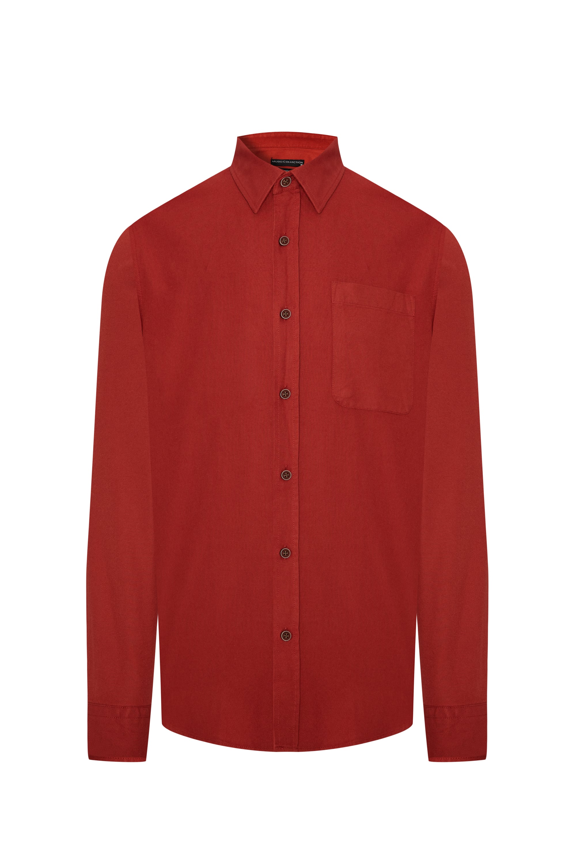 REGULAR FIT TEK CEPLİ UZUN KOLLU GÖMLEK