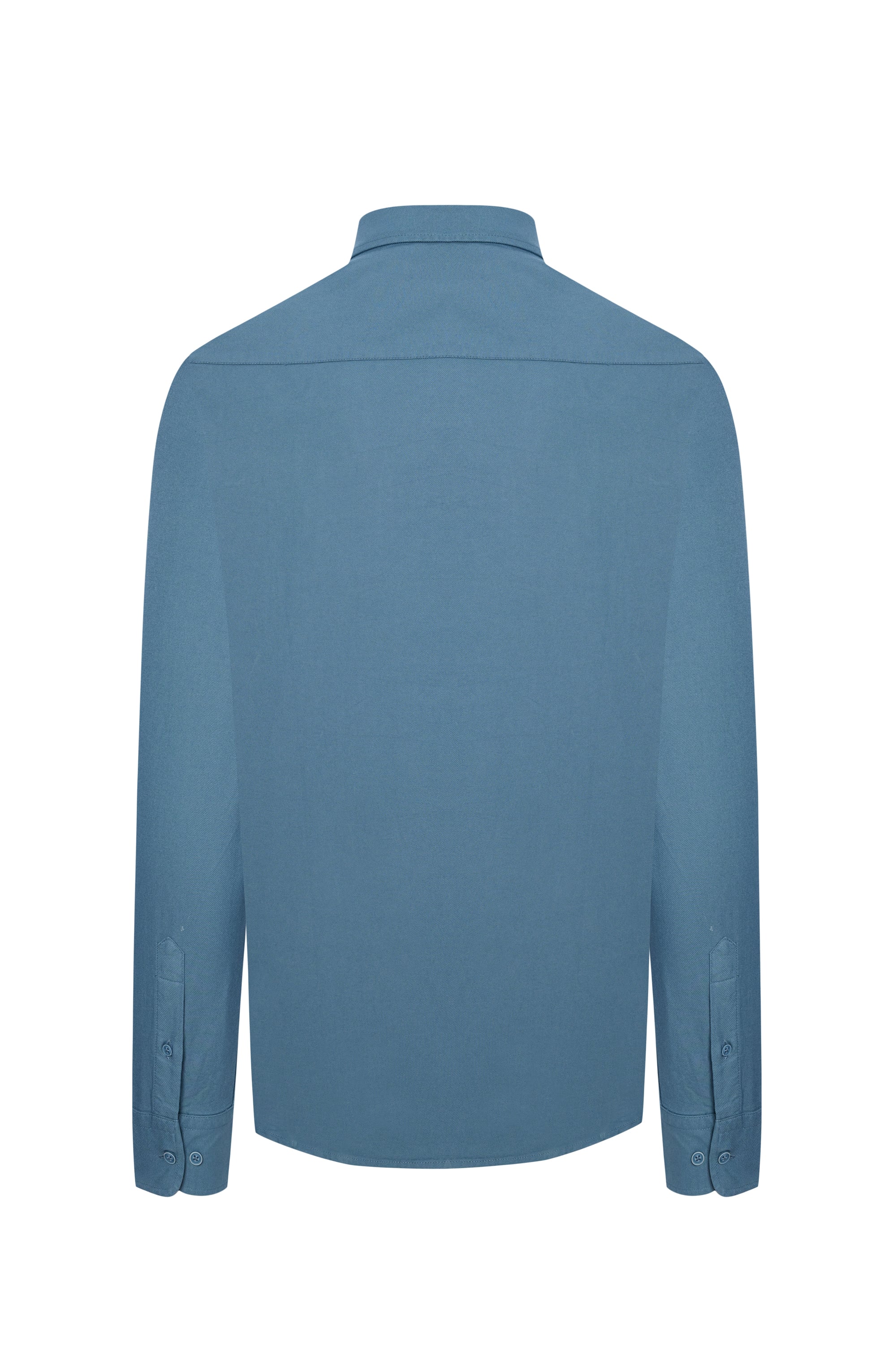 REGULAR FIT TEK CEPLİ UZUN KOLLU GÖMLEK