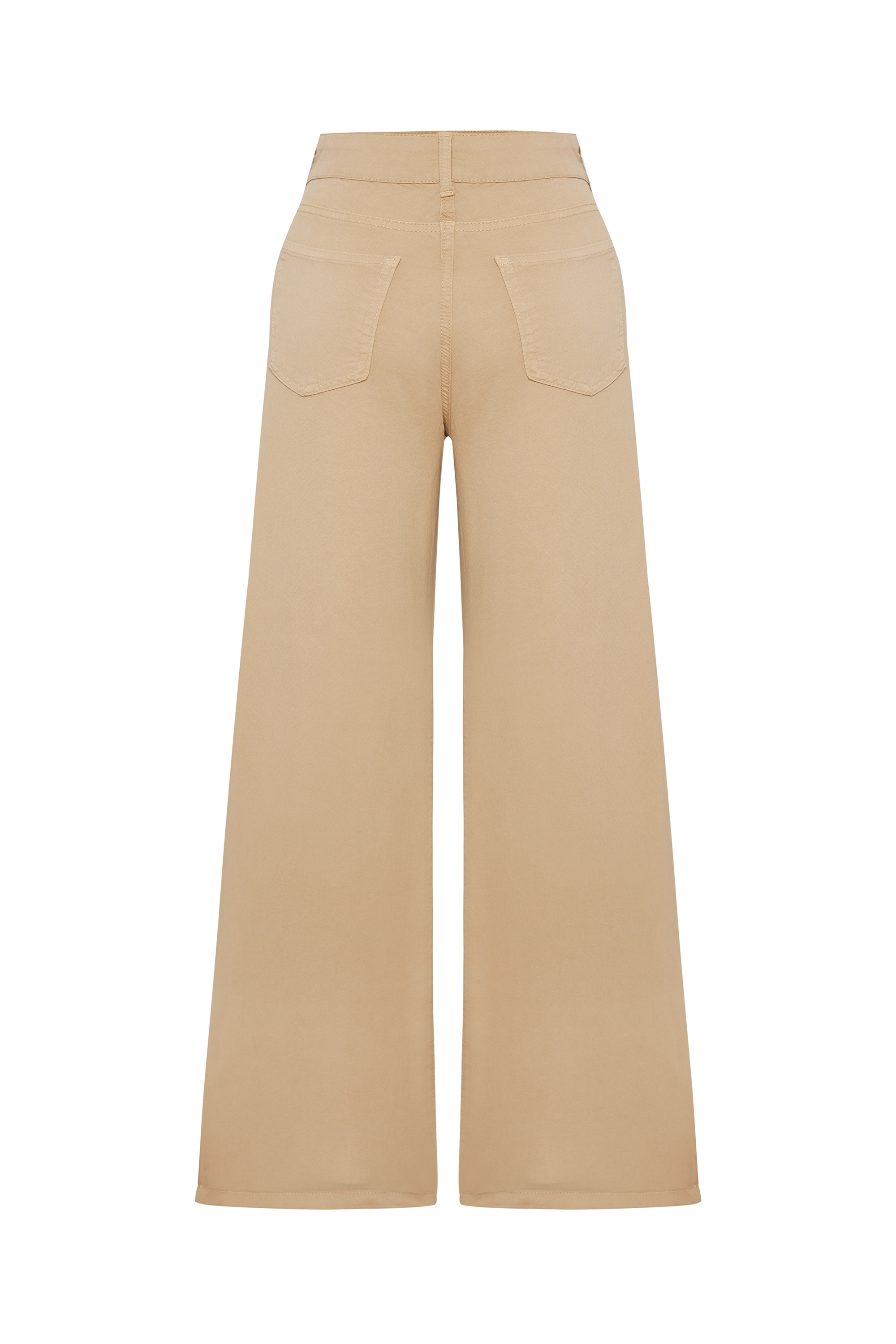 WIDE LEG CHINO PANTOLON