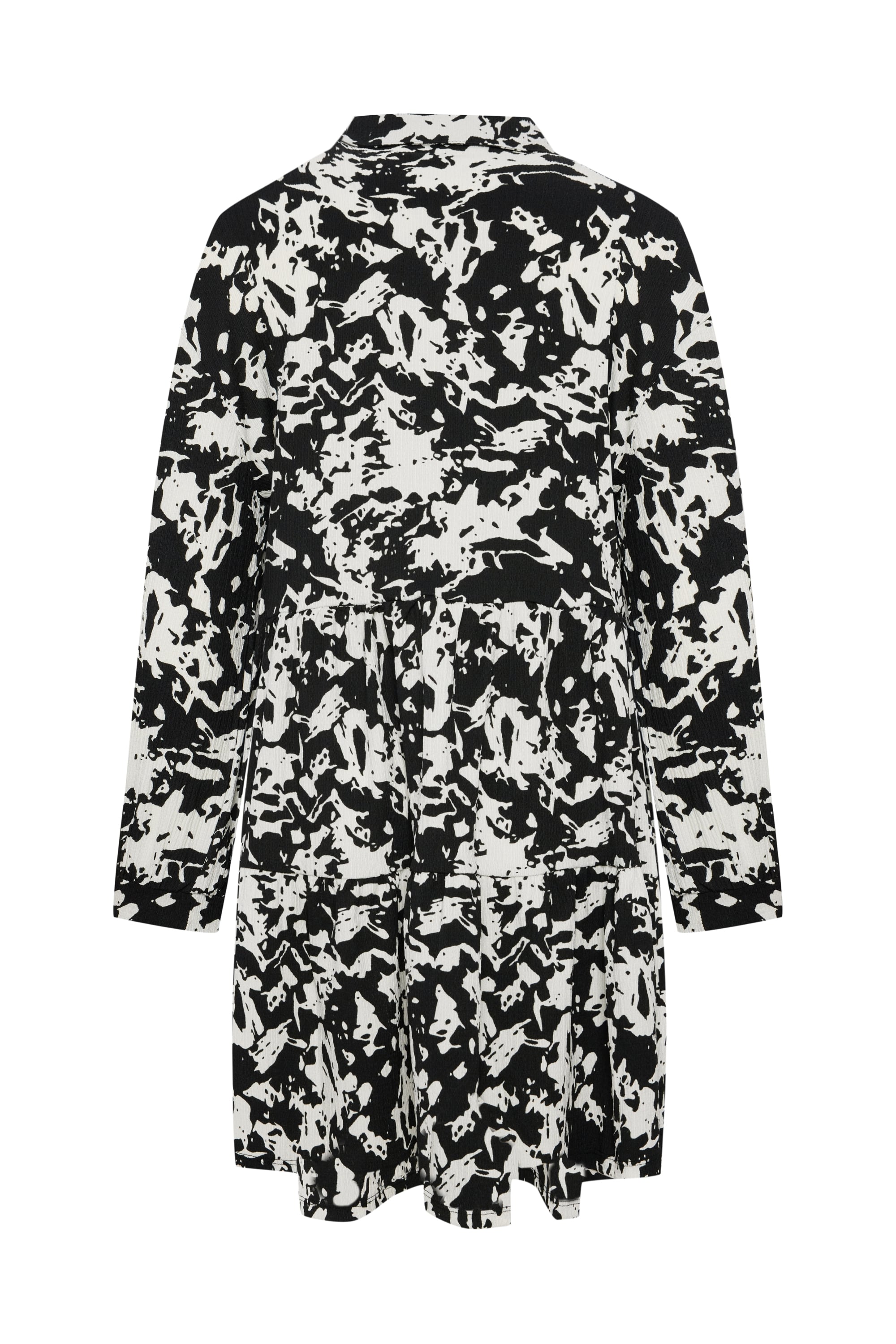 BASKILI KLOŞ MİNİ ELBİSE