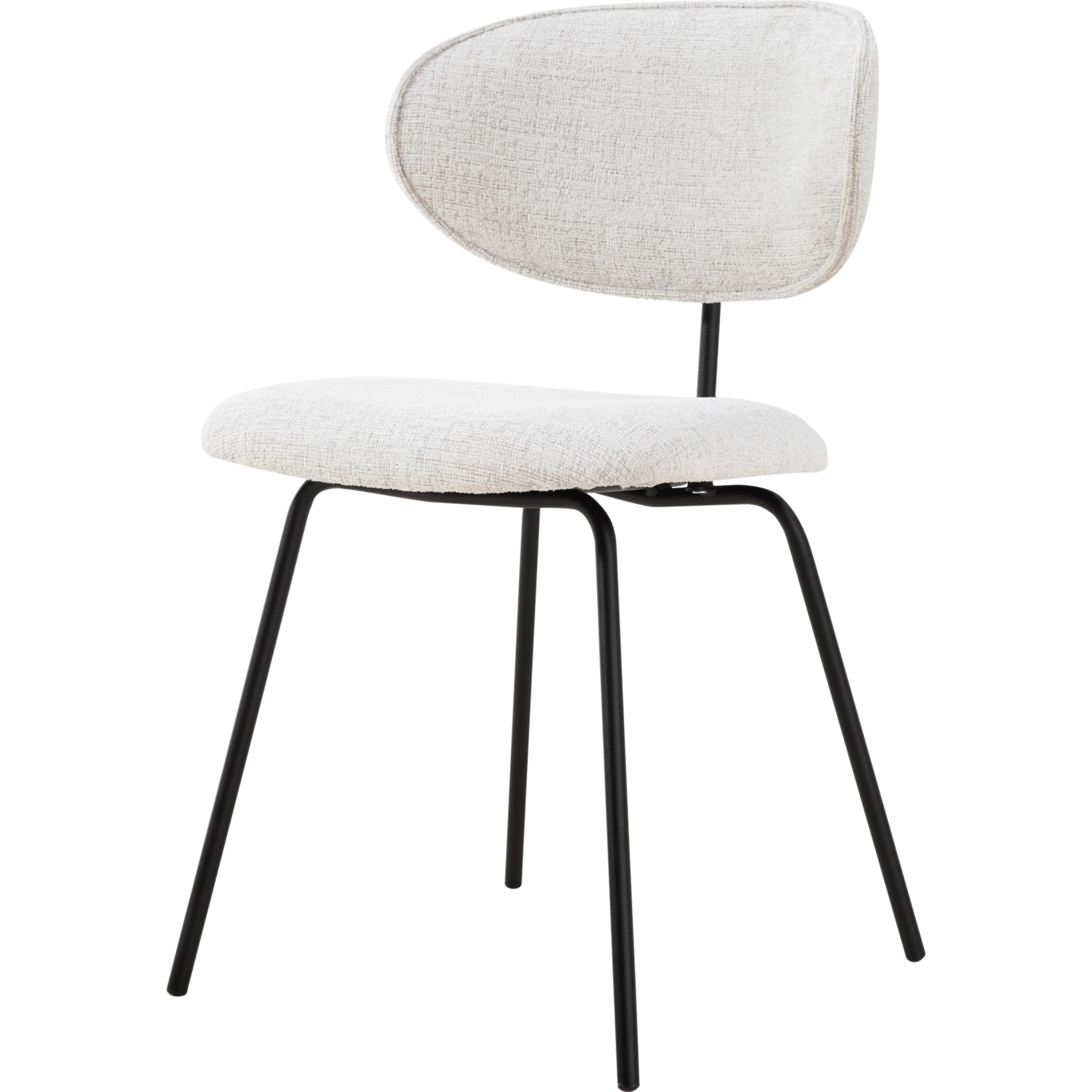 AROZ SANDALYE BEJ SİYAH AYAK