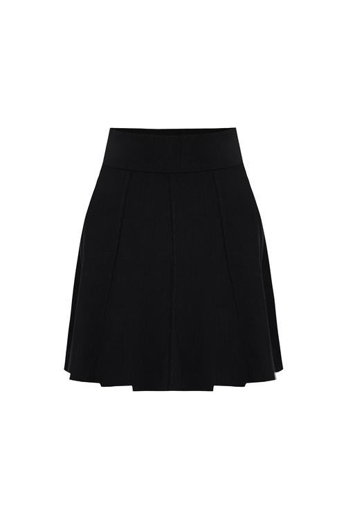  PİLELİ BELİ LASTİKLİ ETEK