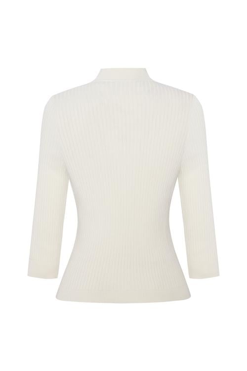  DÜĞMELİ 3/4 KOL KAZAK