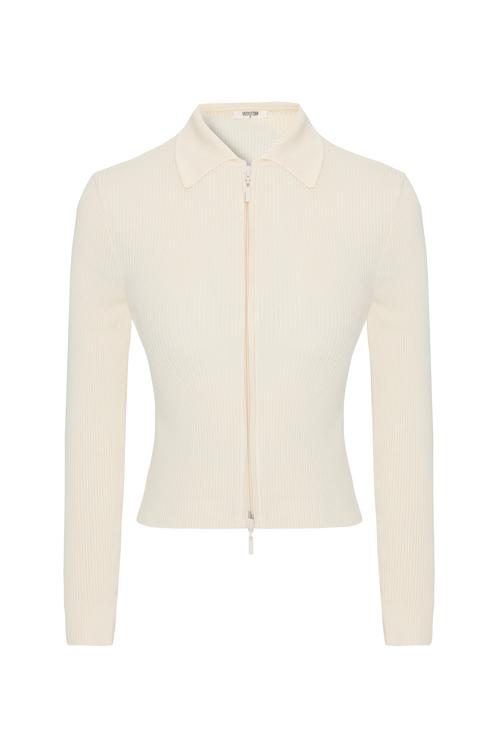  POLO YAKA FERMUARLI TRİKO HIRKA