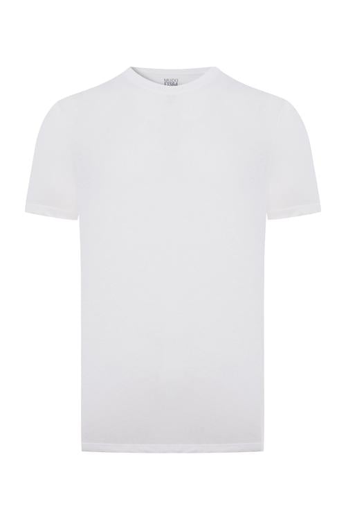  BİSİKLET YAKA KISA KOLLU T-SHIRT