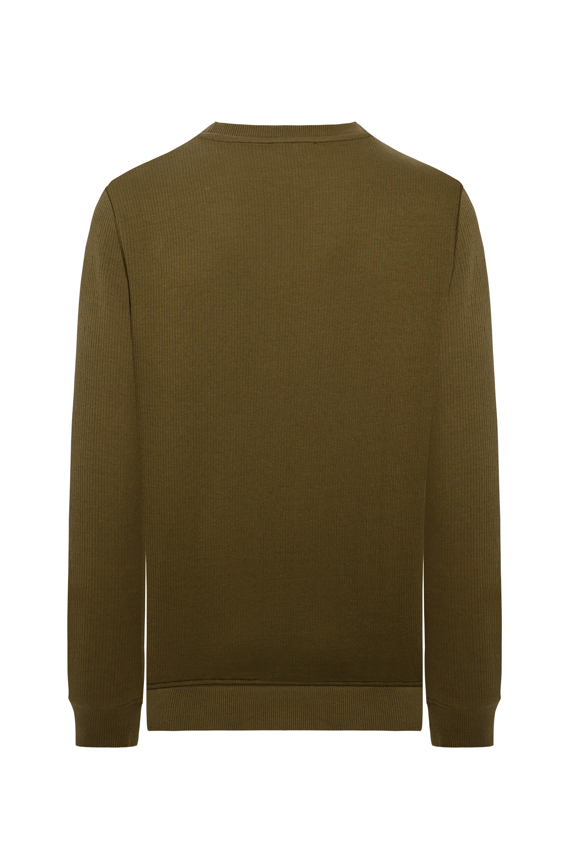 BİSİKLET YAKA UZUN KOLLU SWEATSHIRT