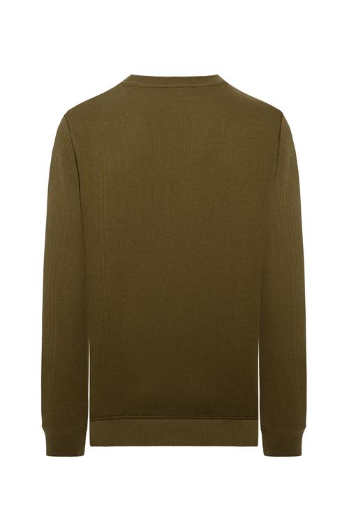 BİSİKLET YAKA UZUN KOLLU SWEATSHIRT