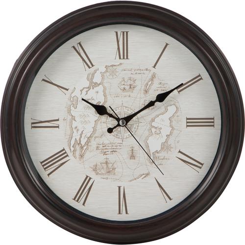  PIHA DUVAR SAATİ KAHVERENGİ 33CM