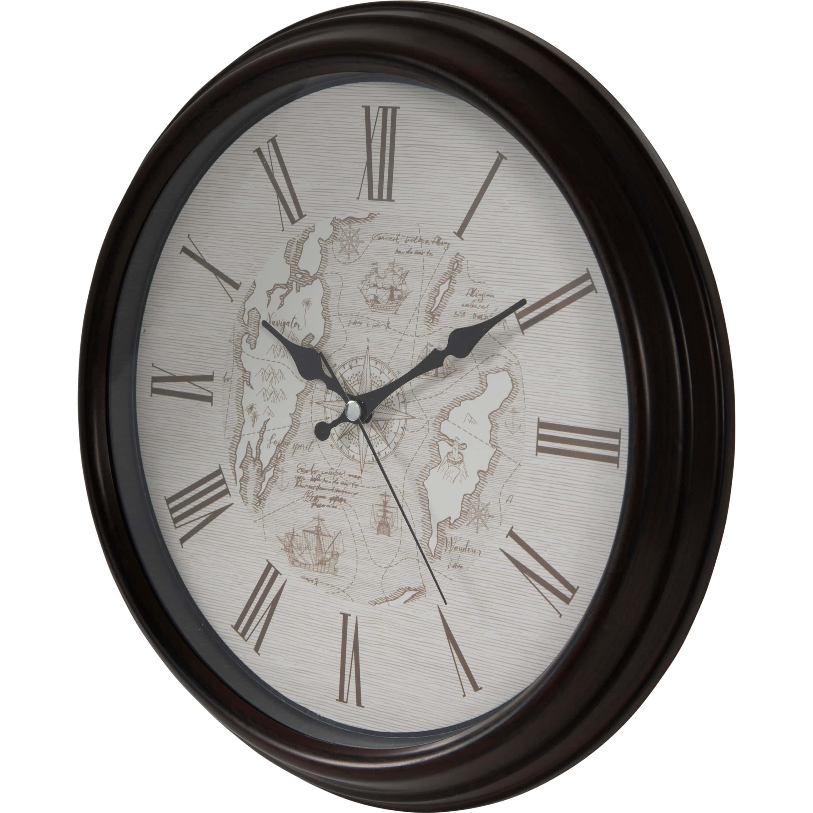 PIHA DUVAR SAATİ KAHVERENGİ 33CM