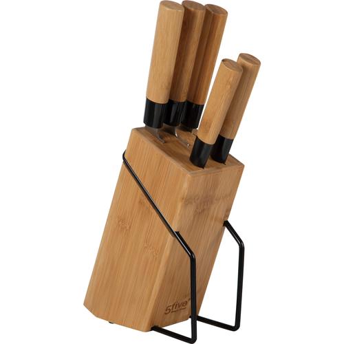  BAMBU STANDLI 5 PARÇA BIÇAK SETİ