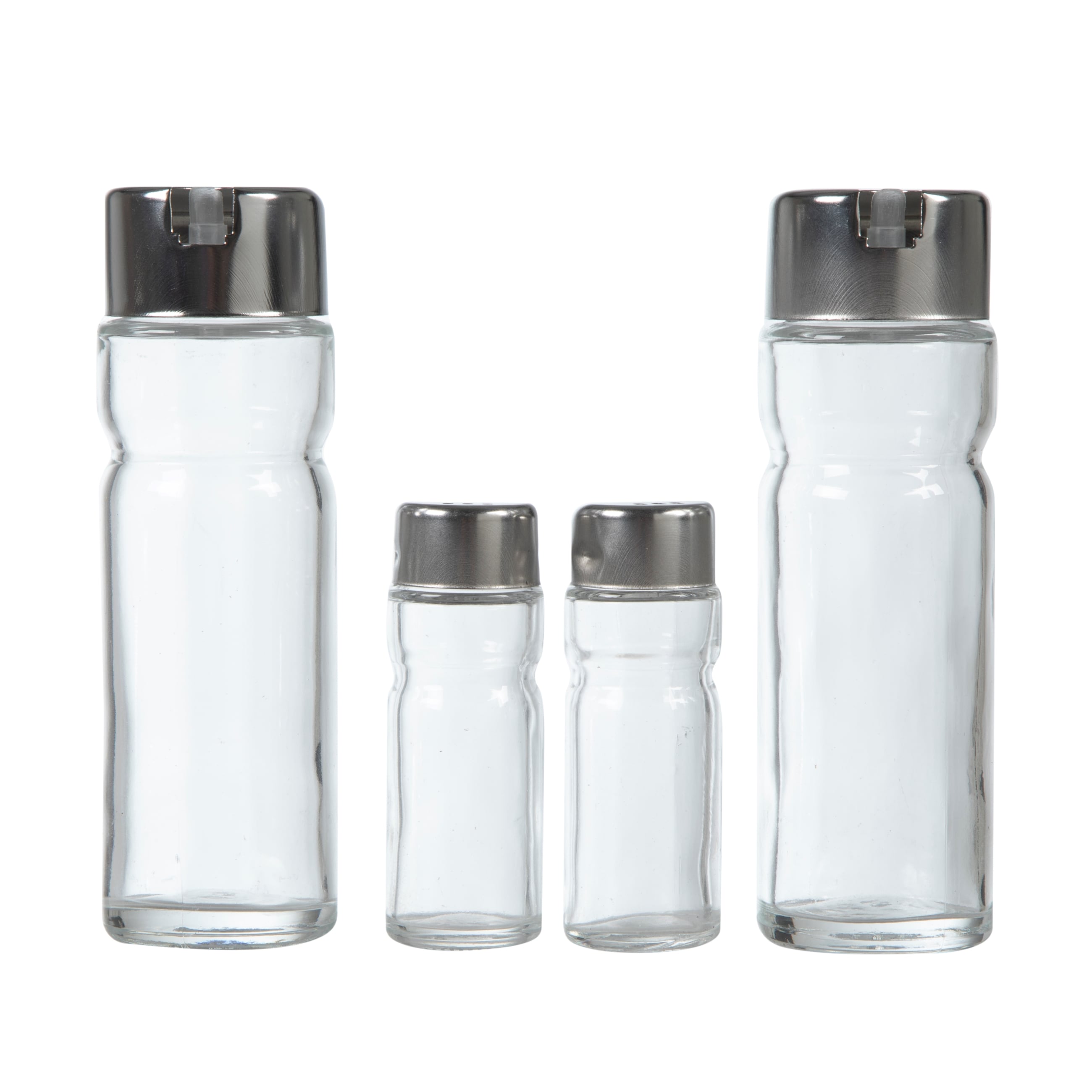 METAL YAĞLIK & TUZLUK SETİ  4 PARÇA