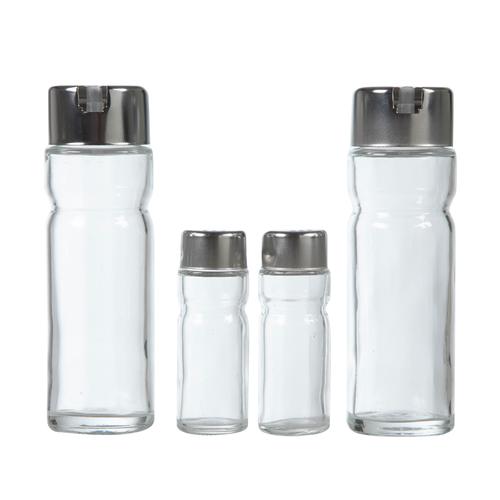  METAL YAĞLIK & TUZLUK SETİ  4 PARÇA