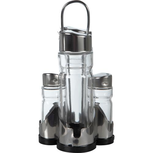  METAL YAĞLIK & TUZLUK SETİ  4 PARÇA