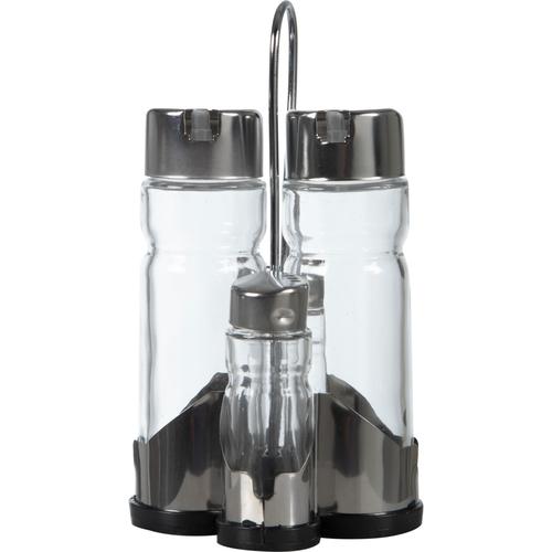  METAL YAĞLIK & TUZLUK SETİ  4 PARÇA