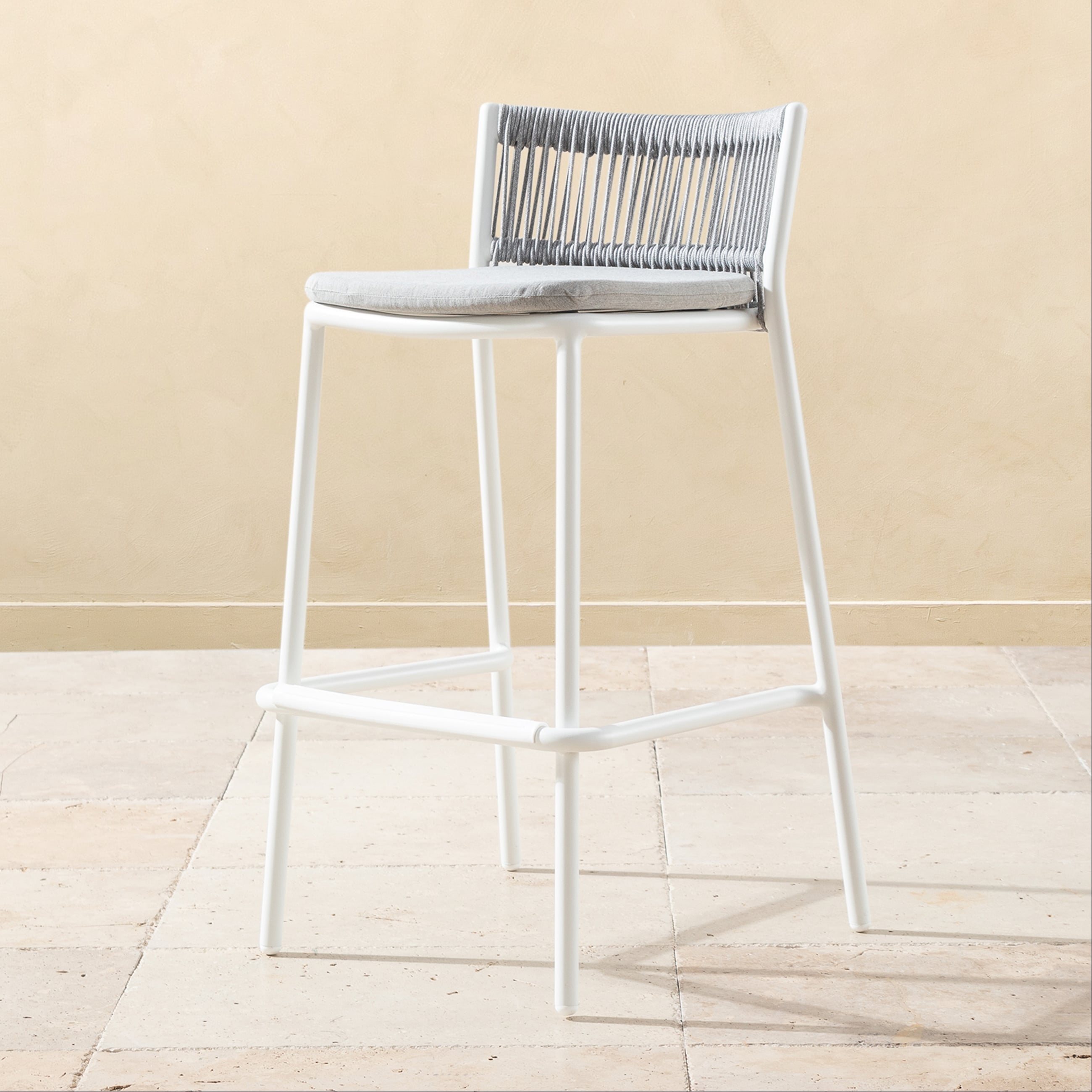 YORKTON BAR SANDALYESI BEYAZ