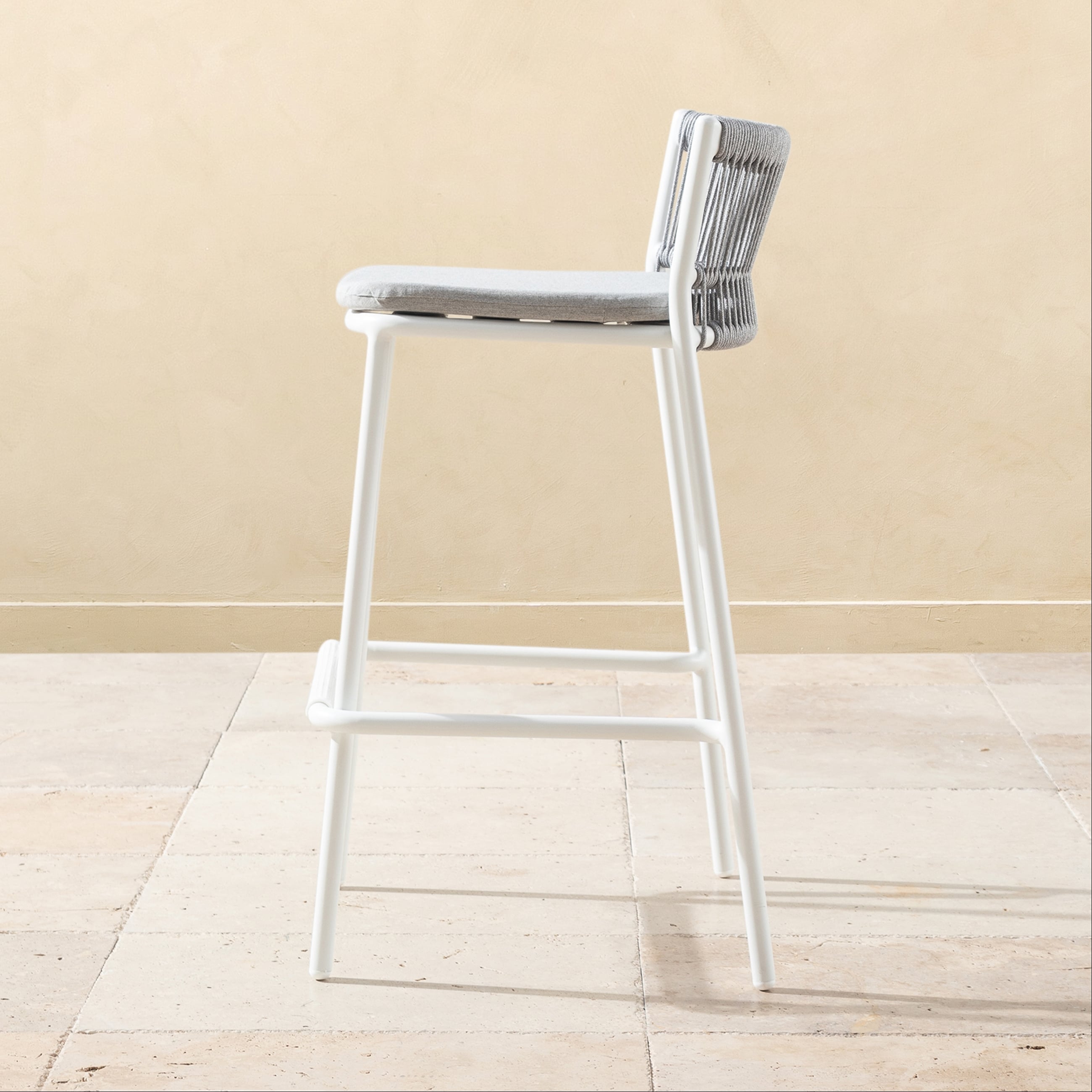 YORKTON BAR SANDALYESI BEYAZ