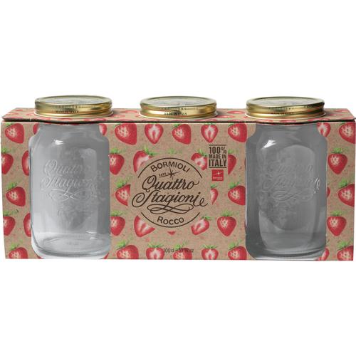  BORMIOLI ROCCO 3'LÜ KAVANOZ SET 1LT