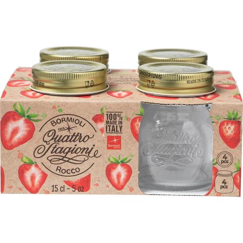  BORMIOLI ROCCO 4'LÜ KAVANOZ SETİ 0,15LT