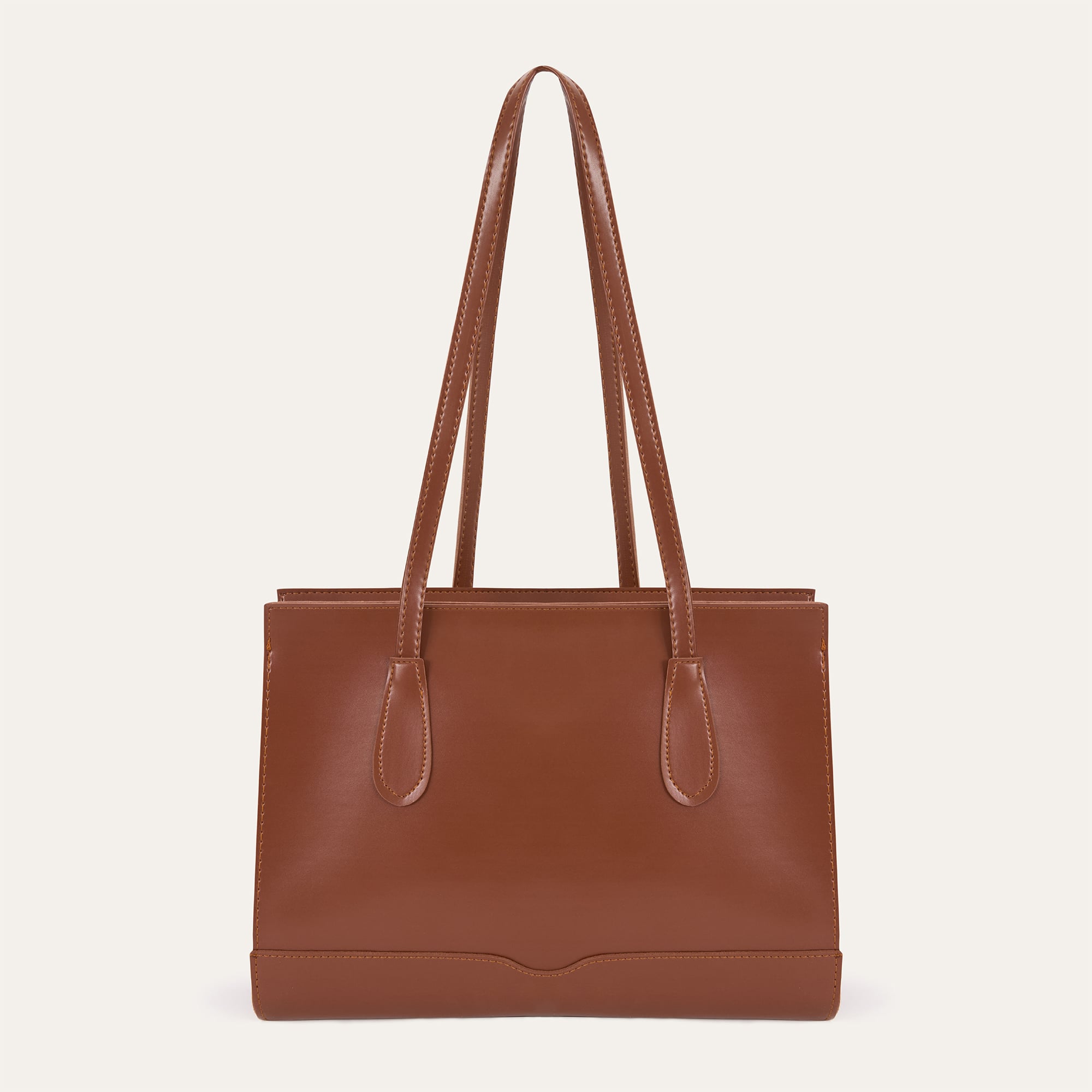 DERİ GÖRÜNÜMLÜ BÜYÜK TOTE ÇANTA