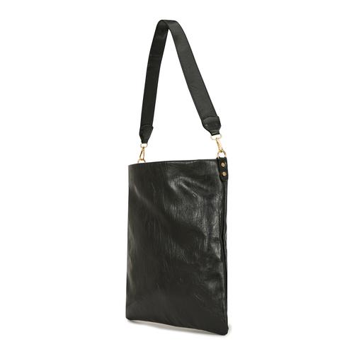  KIRIŞIK DERİ GÖRÜNÜMLÜ OMUZ ÇANTASI