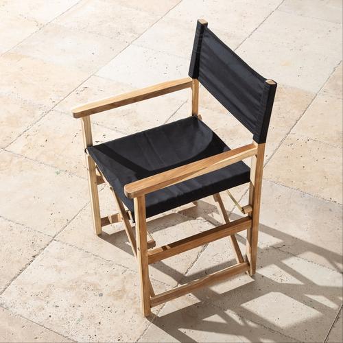  KEA DIRECTOR SANDALYESİ SİYAH