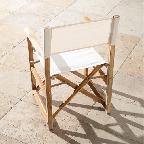  KEA DIRECTOR SANDALYESİ BEYAZ