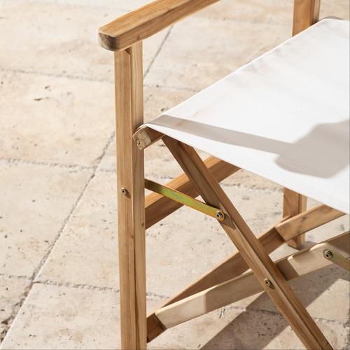  KEA DIRECTOR SANDALYESİ BEYAZ