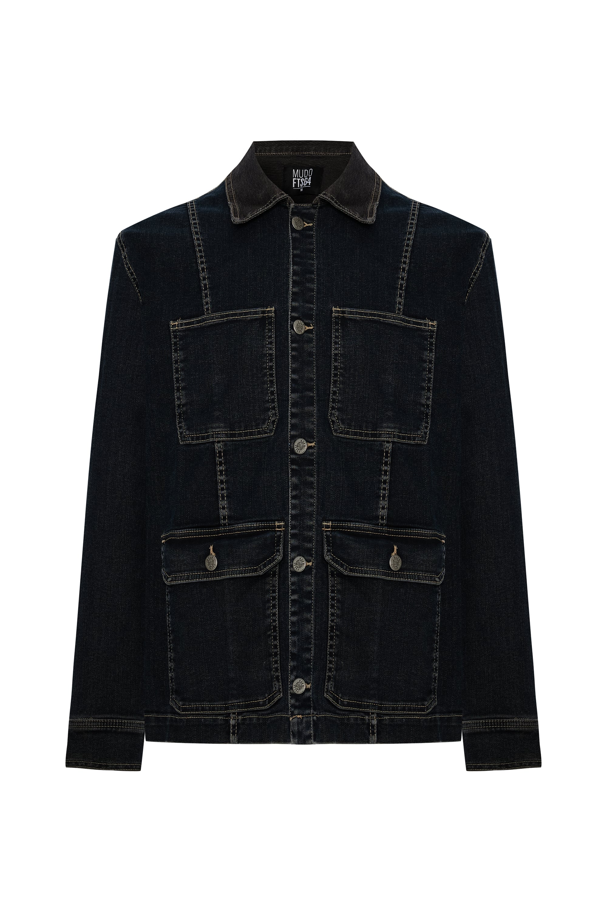 ÇOK CEPLİ JEAN CEKET