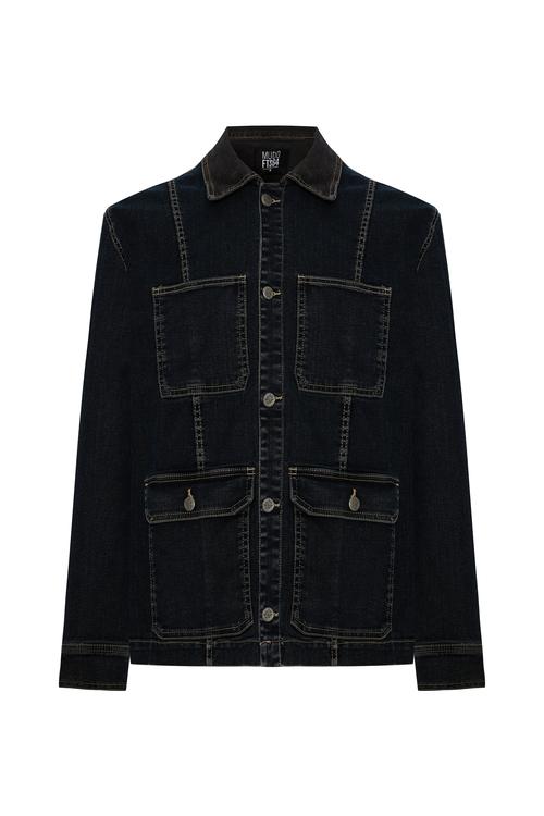  ÇOK CEPLİ JEAN CEKET