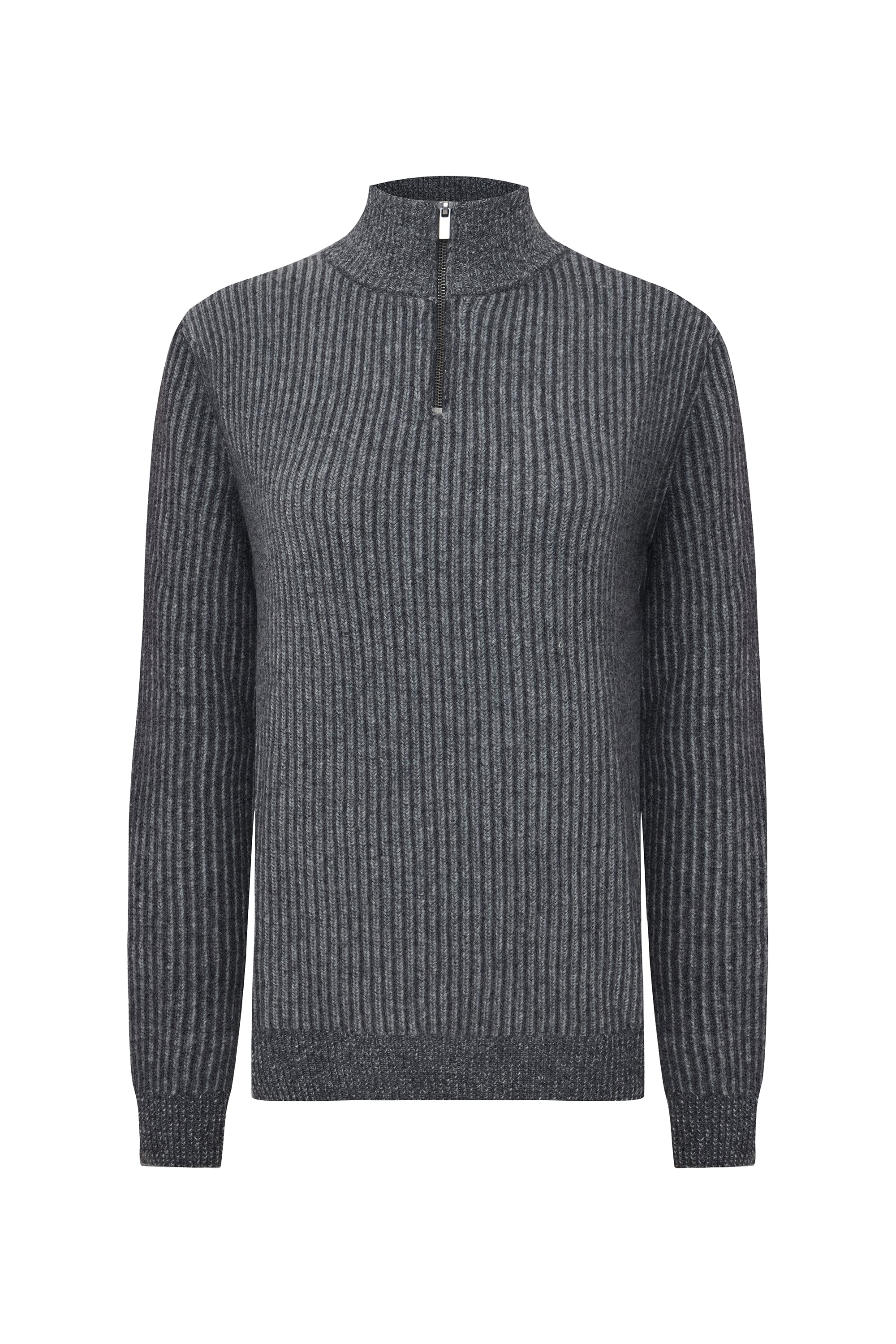 FERMUARLI DİK YAKA KAZAK