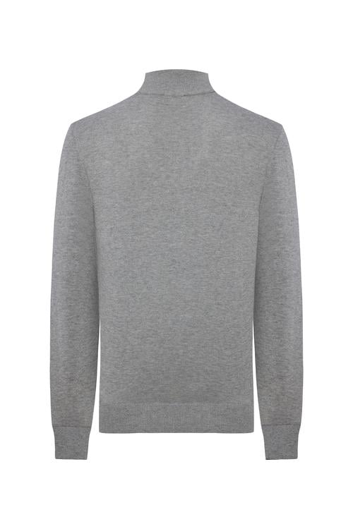  DİK YAKA UZUN KOLLU KAZAK