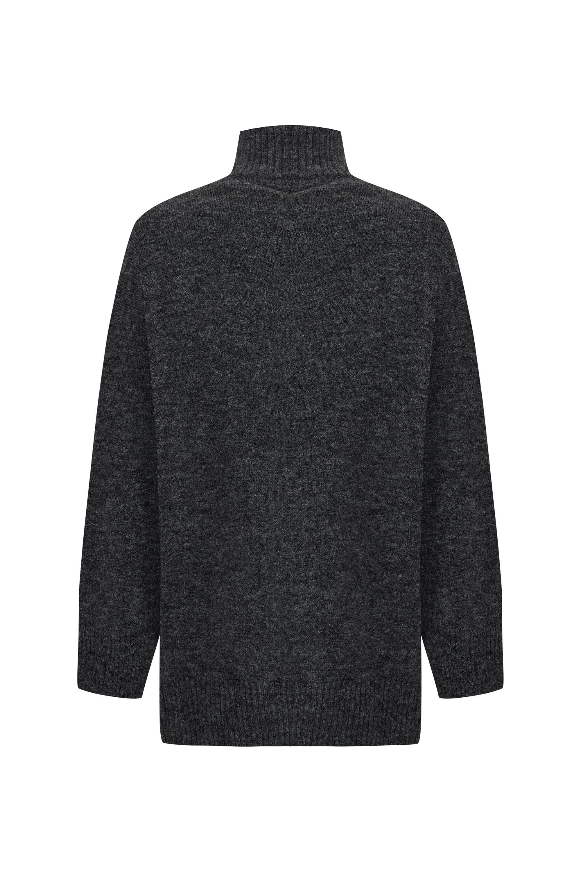 BALIKÇI YAKA OVERSIZE KAZAK