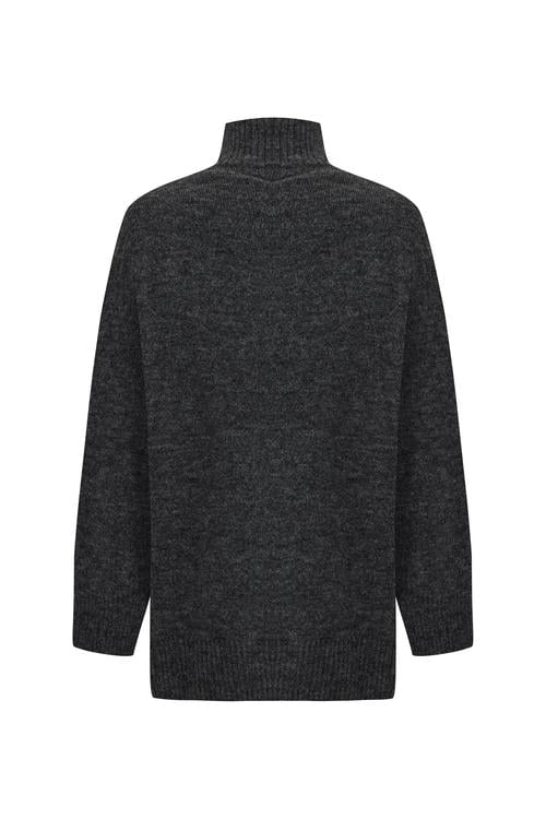  BALIKÇI YAKA OVERSIZE KAZAK