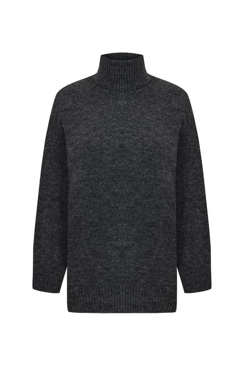  BALIKÇI YAKA OVERSIZE KAZAK