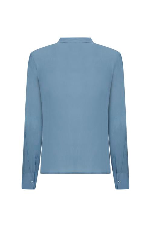 YAKASI BAĞLAMALI BLUZ