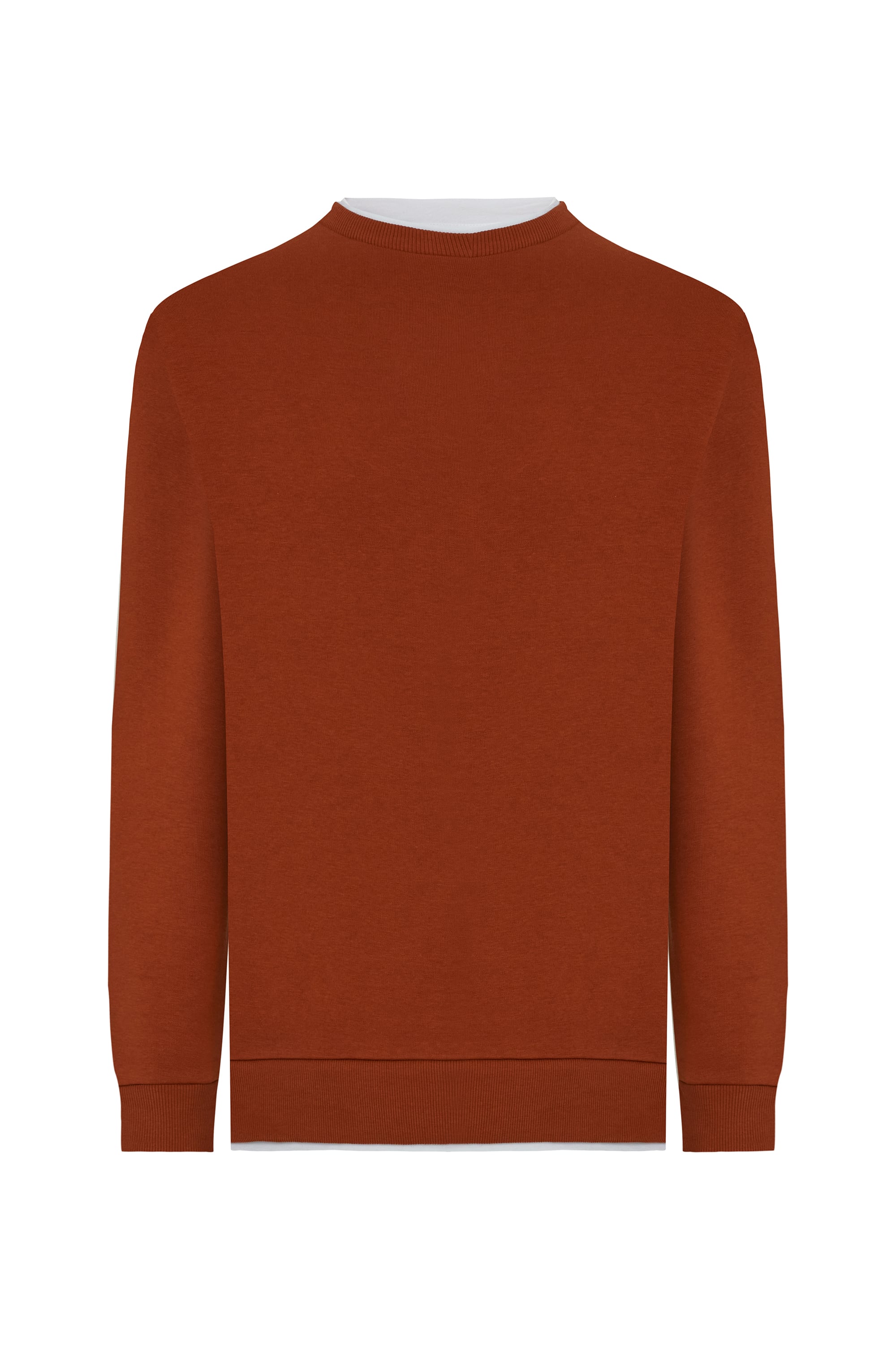 YAKA DETAYLI UZUN KOLLU SWEATSHIRT