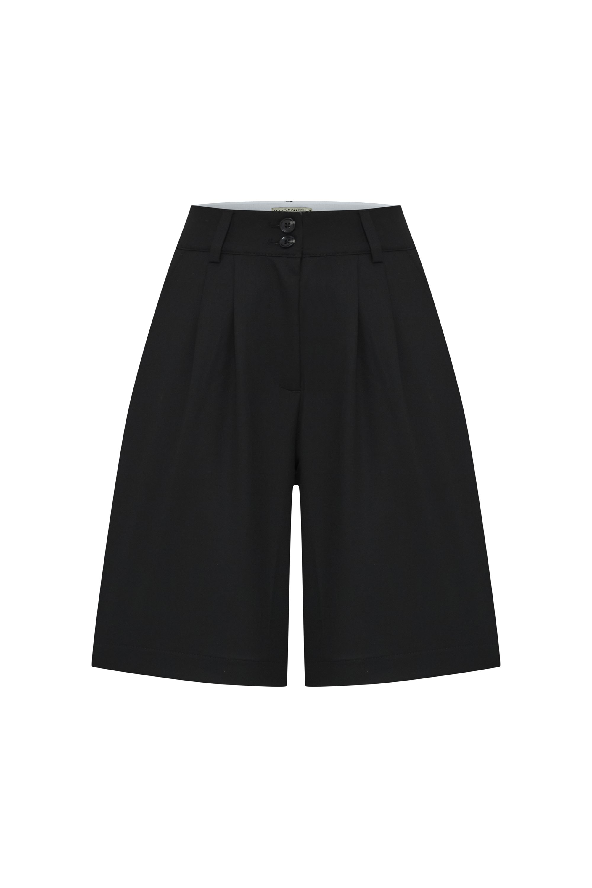 PİLELİ BERMUDA ŞORT