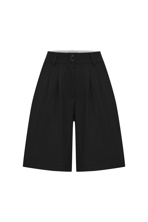  PİLELİ BERMUDA ŞORT