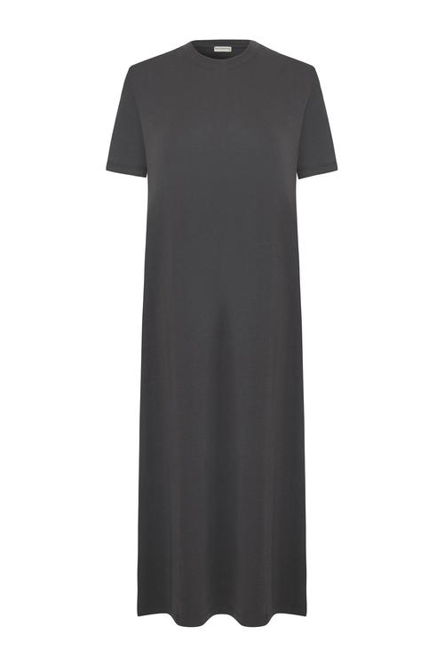  A FORM KISA KOLLU MİDİ ELBİSE