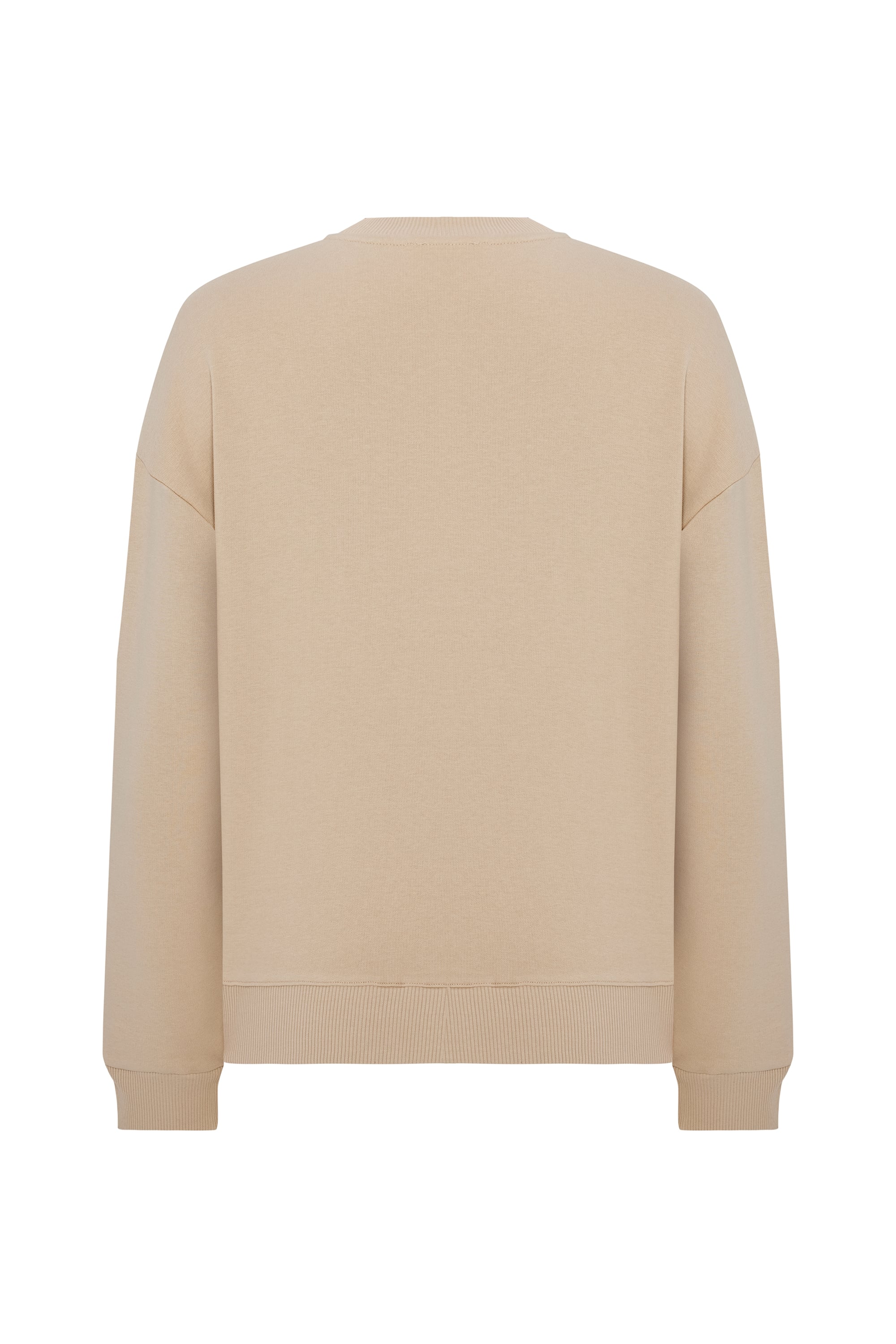 BİSİKLET YAKA UZUN KOLLU SWEATSHIRT