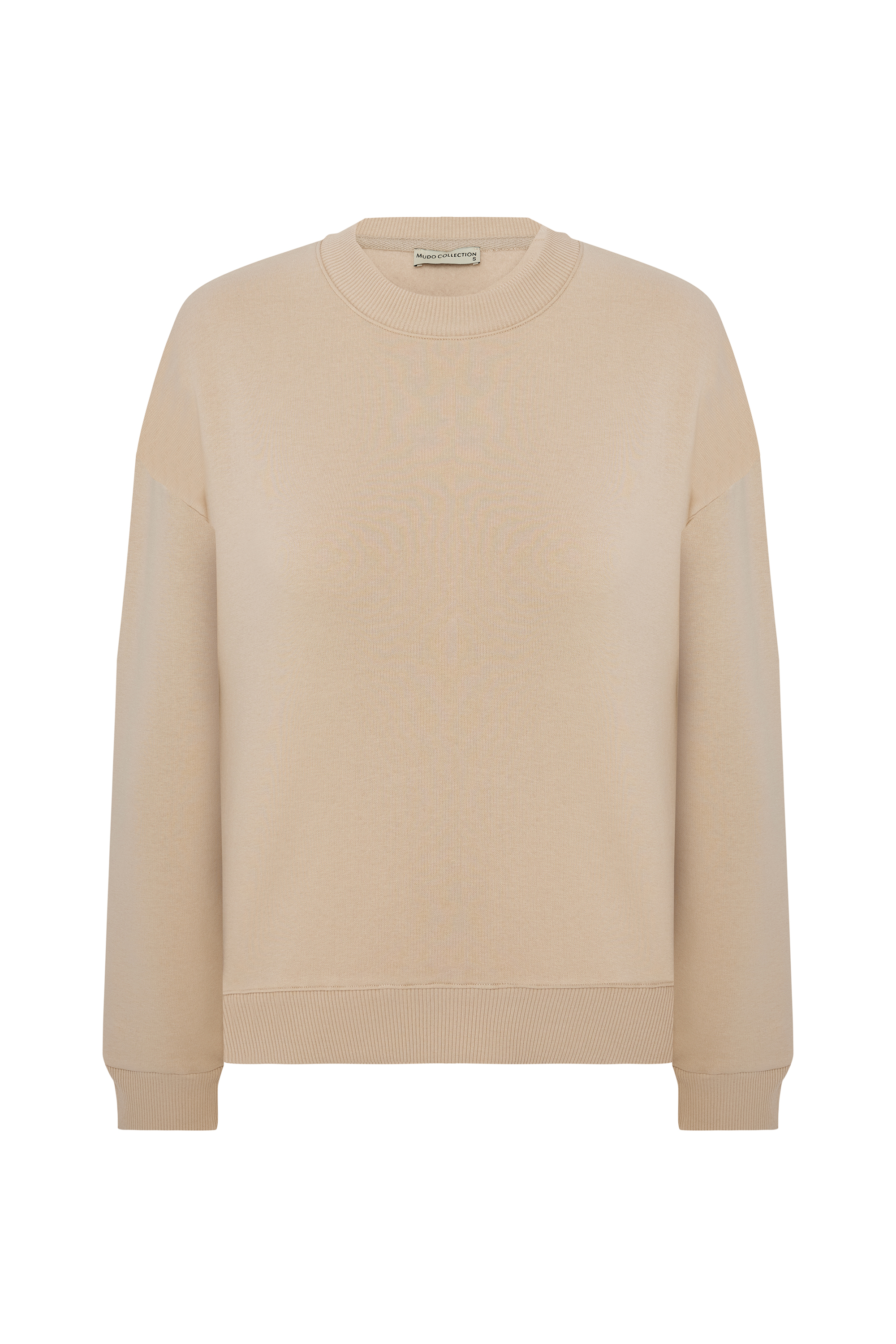 BİSİKLET YAKA UZUN KOLLU SWEATSHIRT