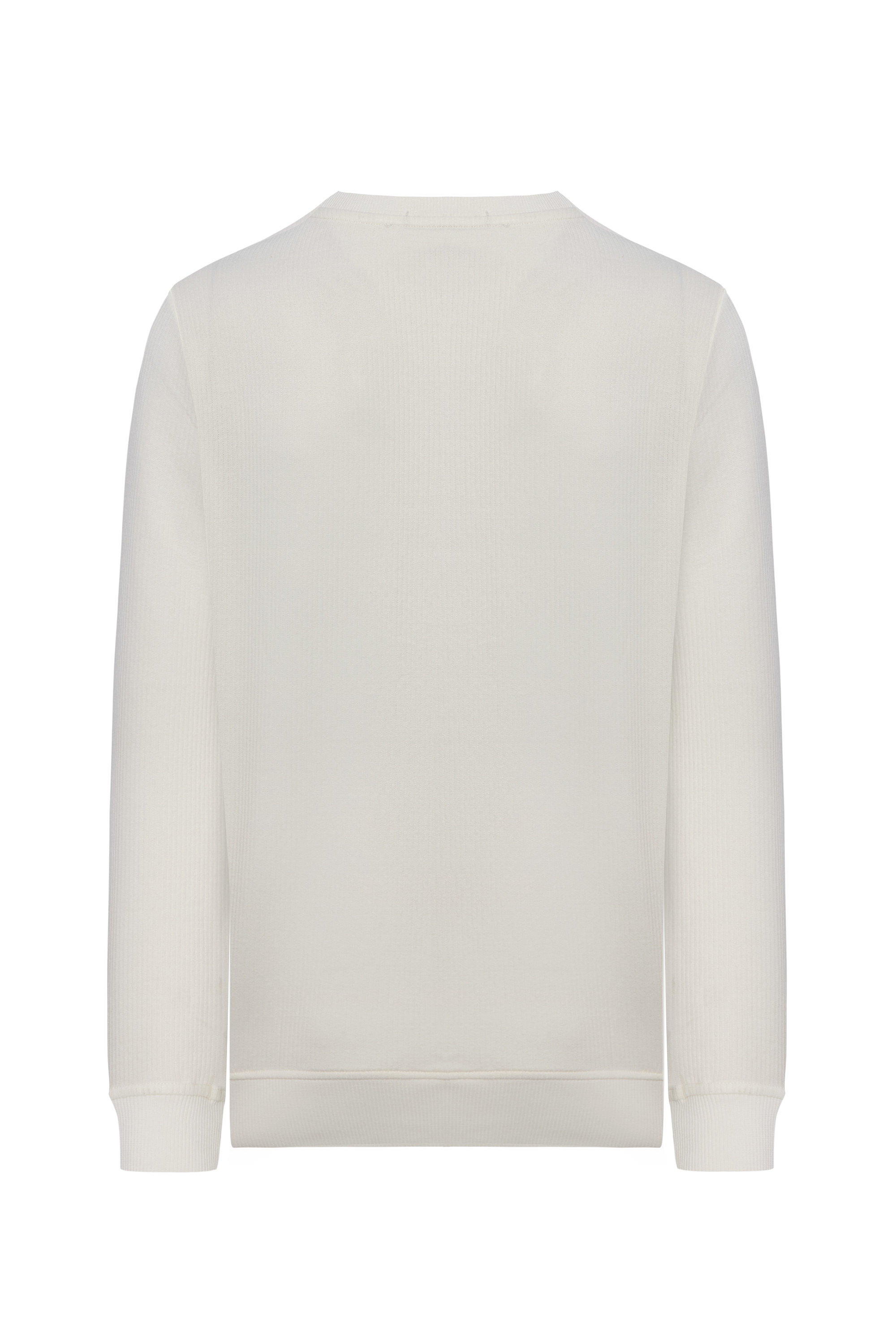 BİSİKLET YAKA UZUN KOLLU SWEATSHIRT