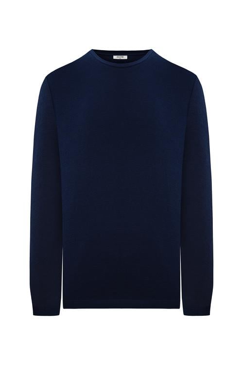 BİSİKLET YAKA LOOSE FIT KAZAK